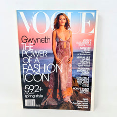Vogue Magazine March 2002 Gwyneth Paltrow Cover