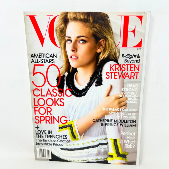 Vogue Magazine February 2011 Twilight & Beyond Kristen Stewart Cover