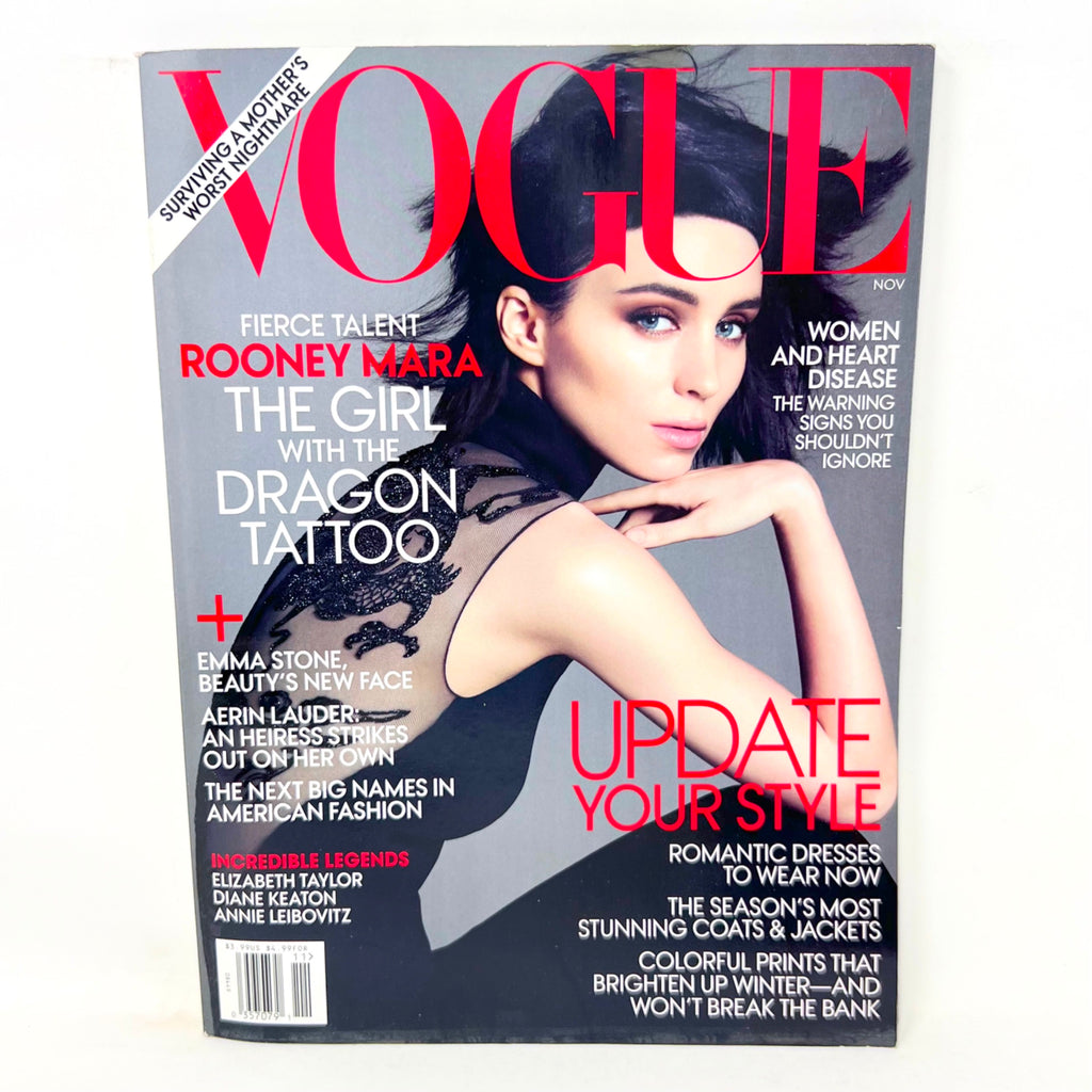 Vogue Magazine November 2011 Rooney Mara Cover