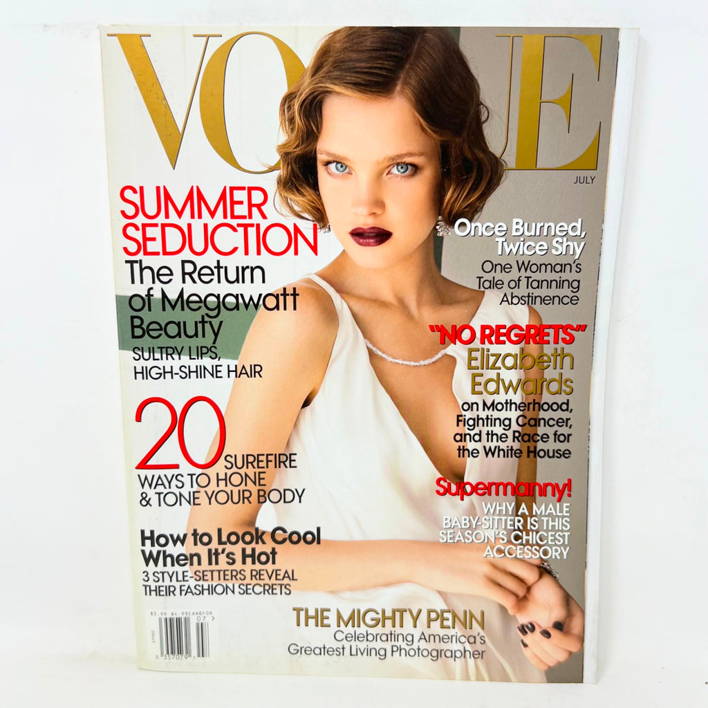 Vogue Magazine July 2007 Summer Seduction Elizabeth Edwards Cover
