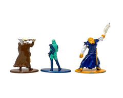 Jada Dungeons & Dragons Die Cast Figures Dragonborn Cleric Elf Paladin Barbarian