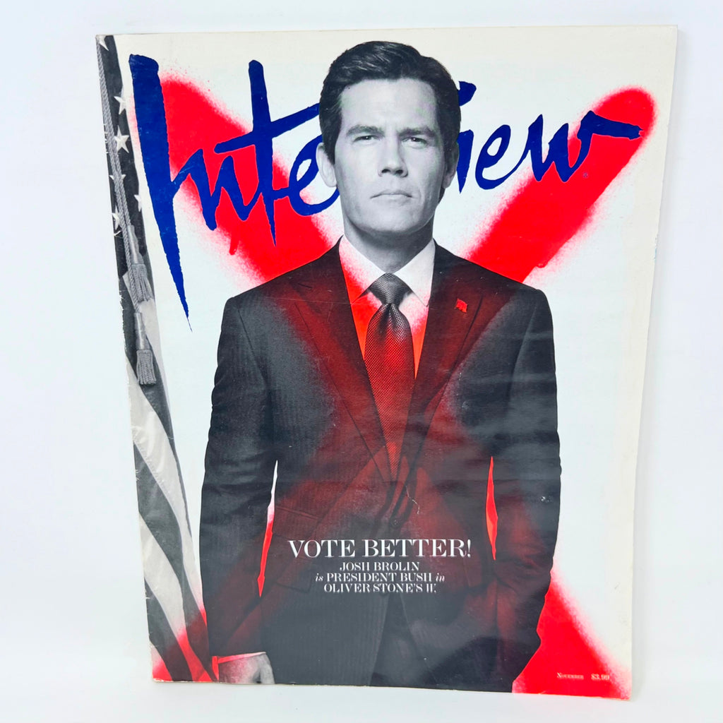 Interview Magazine Josh Brolin Issue Nov 2008
