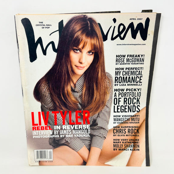 Interview Magazine April 2007 Liv Tyler Cover