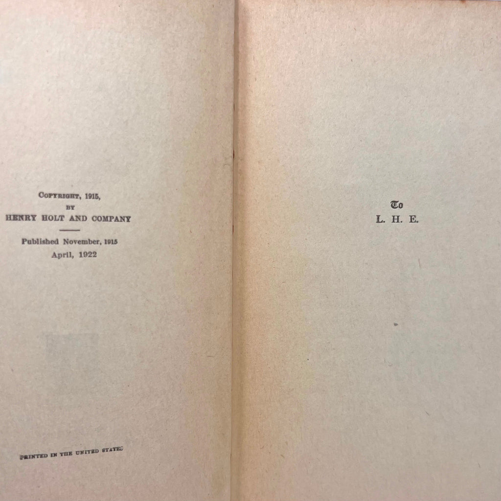 The Freudian Wish And Its Place in Ethics By Edwin B. Holt