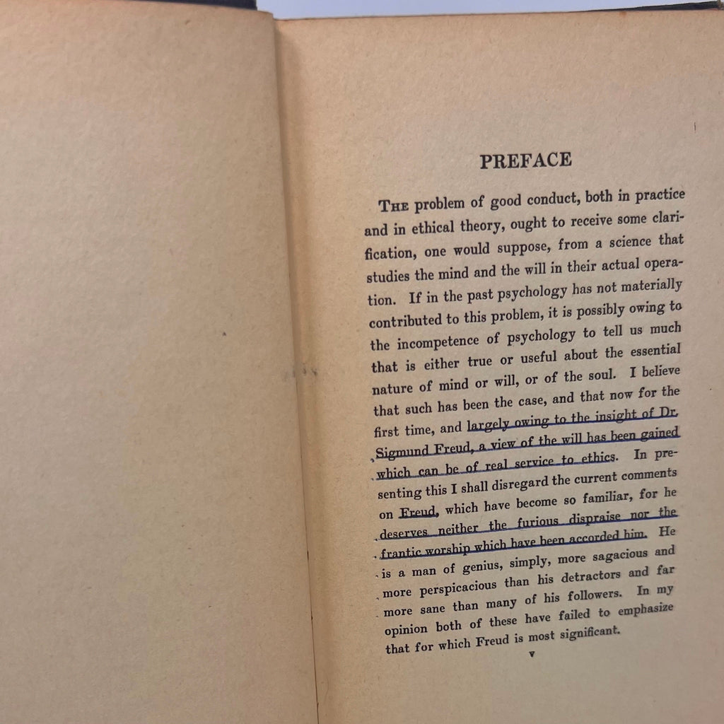 The Freudian Wish And Its Place in Ethics By Edwin B. Holt