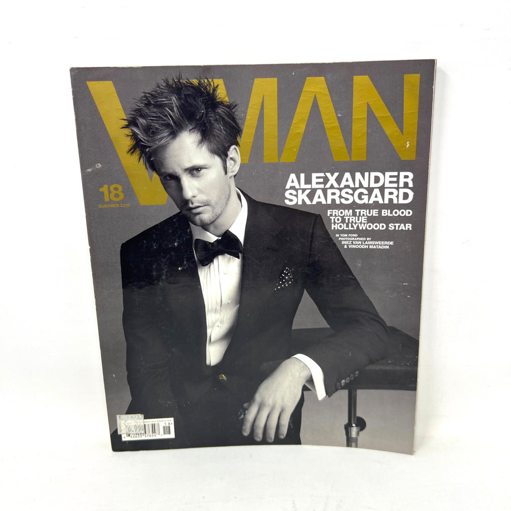 Vman Magazine Issue #18 (Summer, 2010) Alexander Skarsgard (From True Blood) Cov