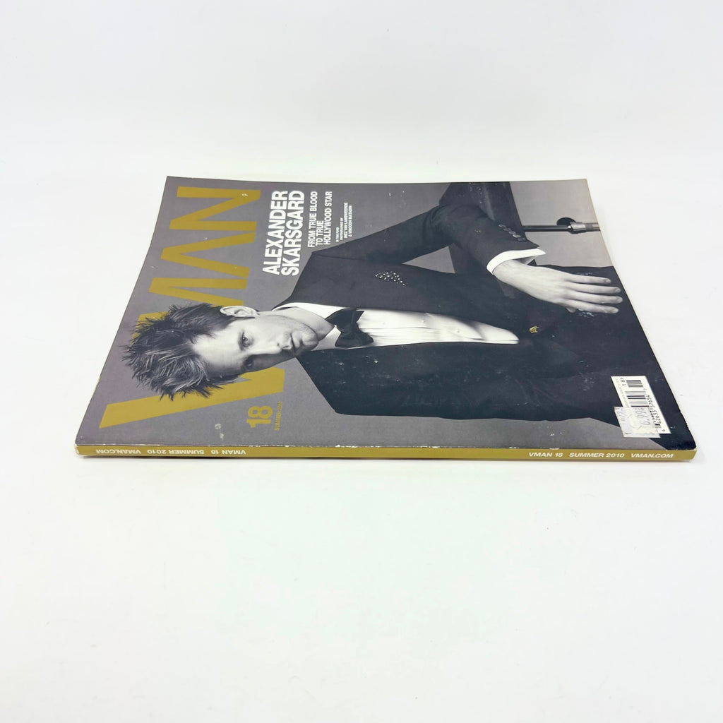 Vman Magazine Issue #18 (Summer, 2010) Alexander Skarsgard (From True Blood) Cov