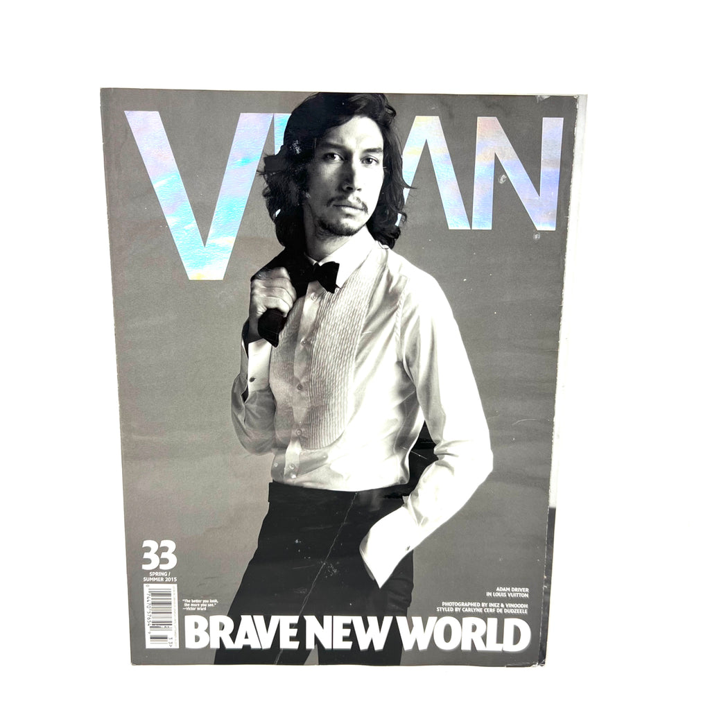 VMan Magazine Issue #33 (Spring-Summer, 2015) Adam Driver Cover - Wear