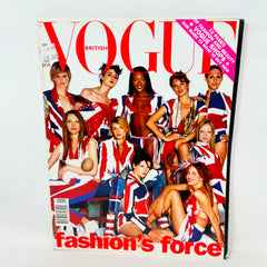 Vogue Magazine British January 2002 London Fashion Force  Magazine