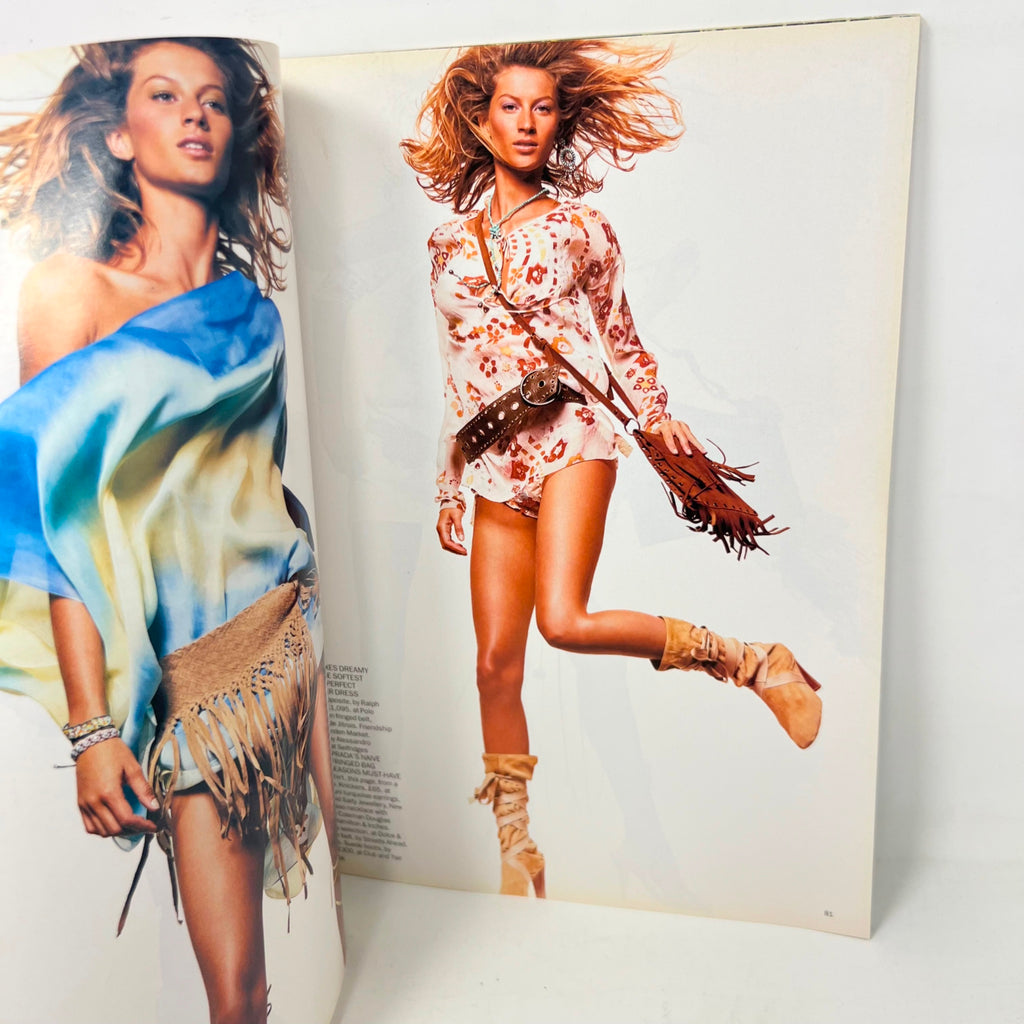 Vogue Magazine British January 2002 London Fashion Force  Magazine