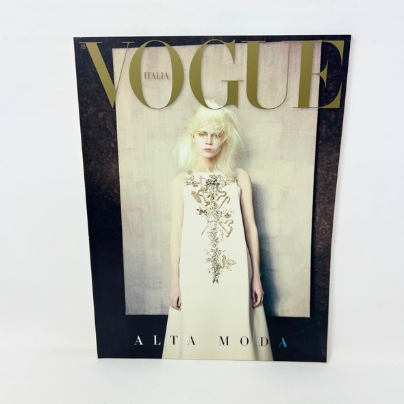 Vogue Magazine ITALIA SUPPLEMENT MAGAZINE September 2014 ALTA MODA FASHION