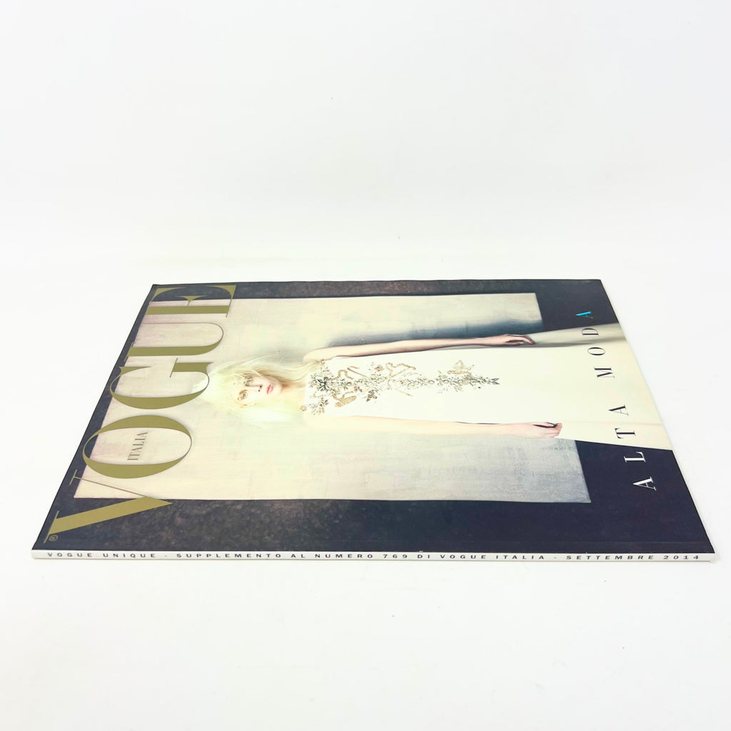 Vogue Magazine ITALIA SUPPLEMENT MAGAZINE September 2014 ALTA MODA FASHION