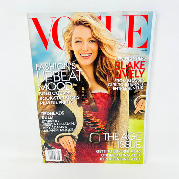 Vogue Magazine August 2014 Blake Lively Gossip Girl