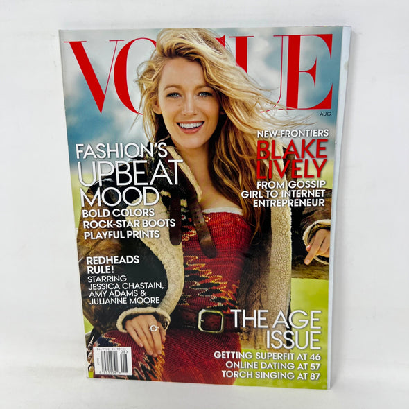 Vogue Magazine August 2014 Blake Lively Gossip Girl