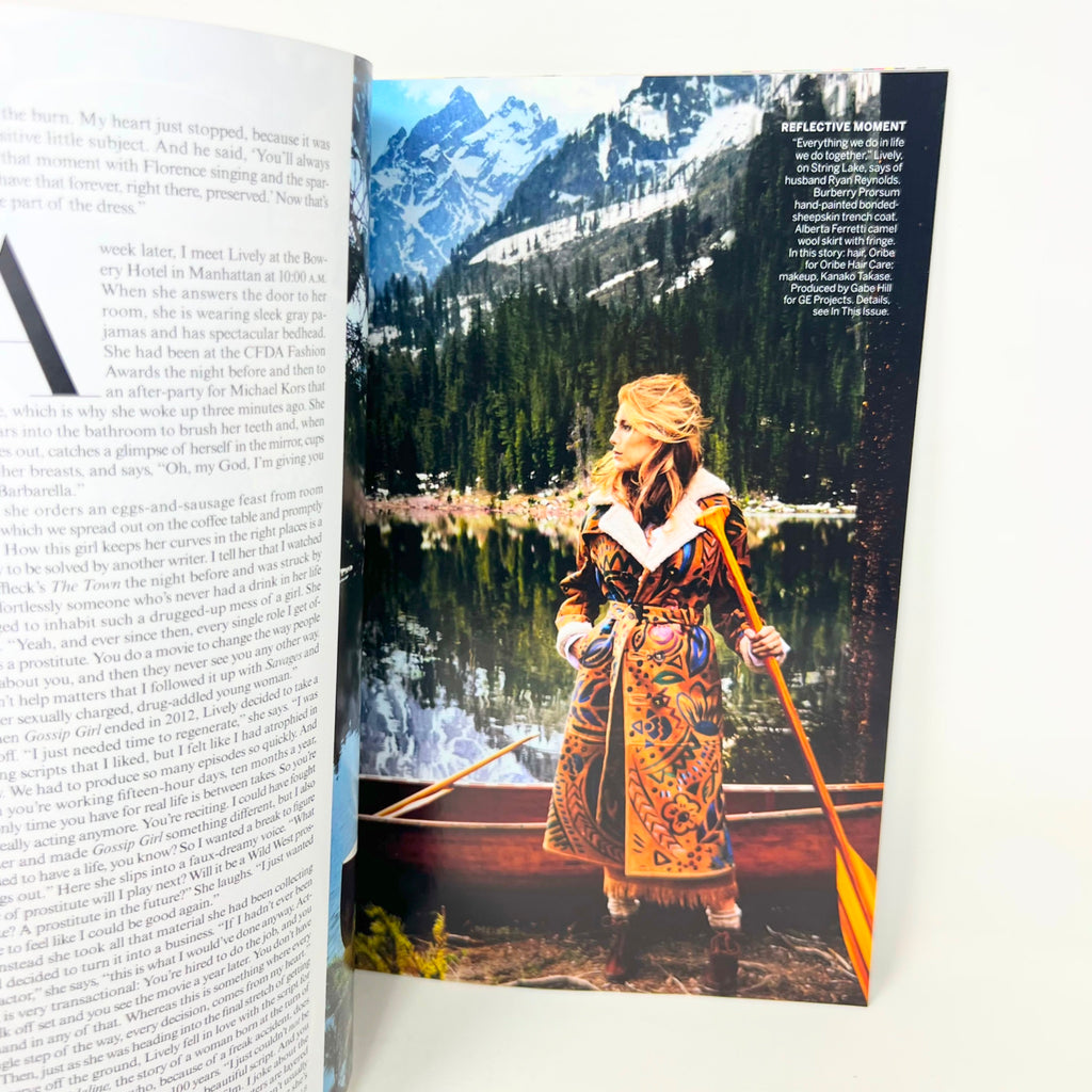 Vogue Magazine August 2014 Blake Lively Gossip Girl