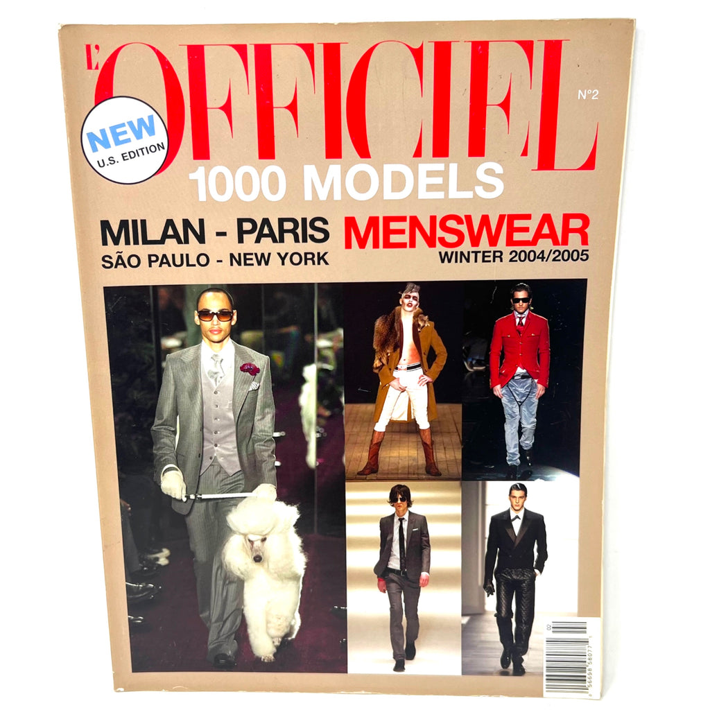 L'Officiel Magazine No.2 1000 Milan Paris menswear Winter 2004/2005