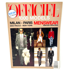 L'Officiel Magazine No.2 1000 Milan Paris menswear Winter 2004/2005