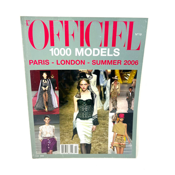 L'Officiel Magazine No.19 1000 Paris London Summer 2006