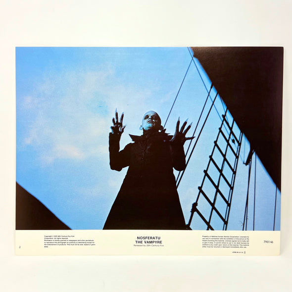 Vintage 1979 Nosferatu The Vampyre Collectible Horror Lobby Card No.2