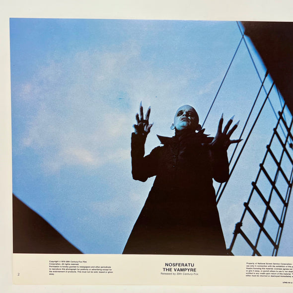 Vintage 1979 Nosferatu The Vampyre Collectible Horror Lobby Card No.2