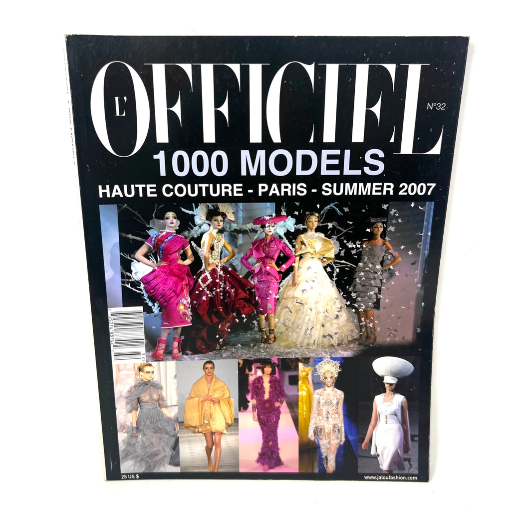 L'Officiel Magazine No.32 1000 Models Haute Couture Paris Summer 2007