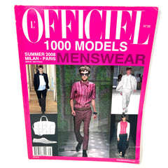 L'Officiel Magazine N.38 1000 Models Milan Paris Summer 2008 Menswear