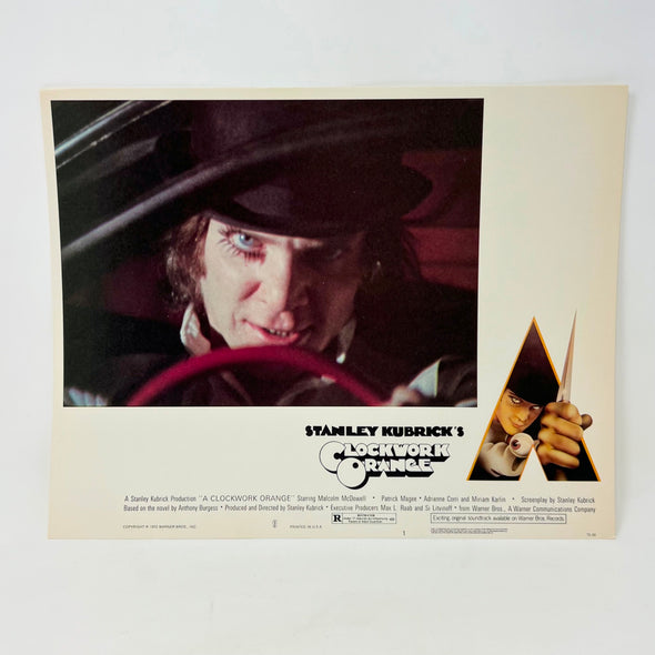 1972 Stanley Kubricks Clockwork Orange Horror Lobby Card Movie Posters No.1