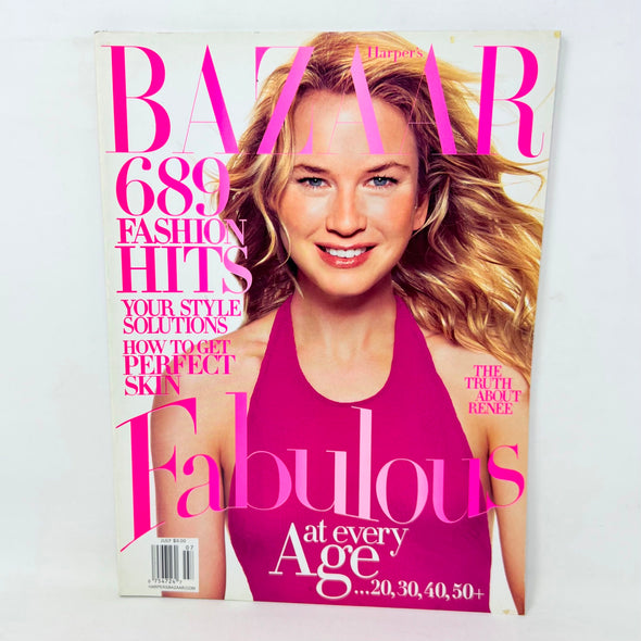 Harper's Bazaar July 2002 Renee Zellweger Cover