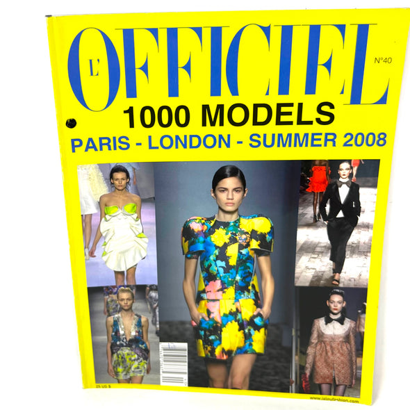 L'Officiel Magazine N.40 1000 Models Monthly November 2007