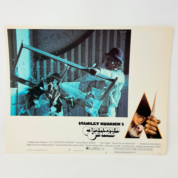 1972 Stanley Kubricks Clockwork Orange Horror Lobby Card Movie Posters No.6