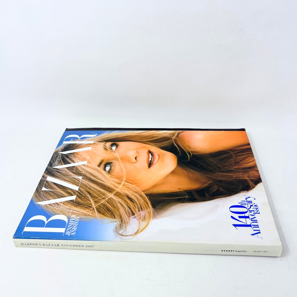 Harper's Bazaar November 2007 40th Anniversary issue Jennifer Aniston Cover