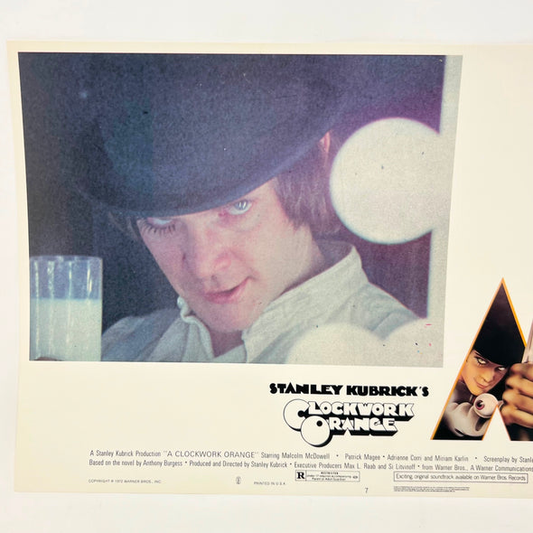 1972 Stanley Kubricks Clockwork Orange Horror Lobby Card Movie Posters No.7