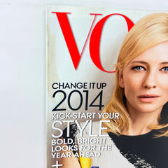 Vogue Magazine January 2014 Cate Blanchett Cover