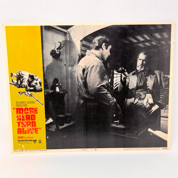 1968 More Dead Than Alive Original Movie Lobby Cards set of 4