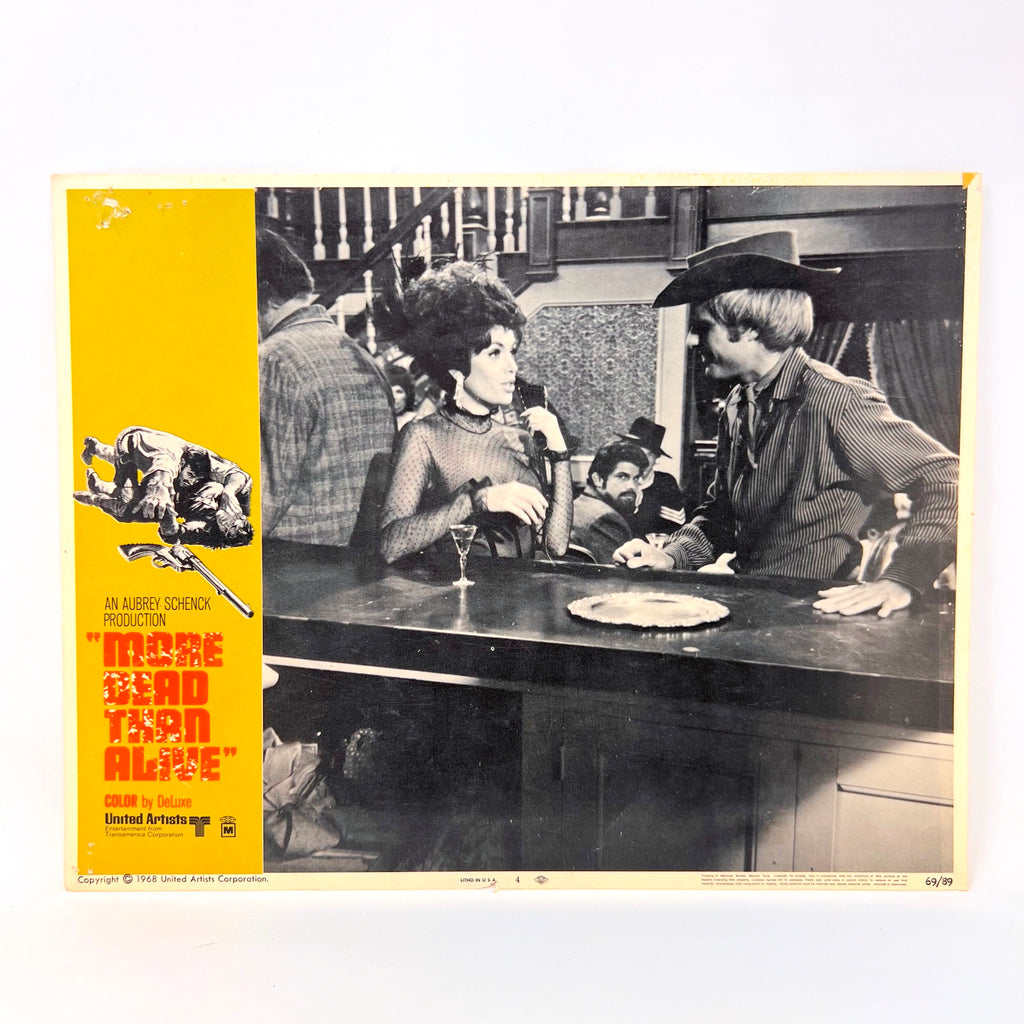 1968 More Dead Than Alive Original Movie Lobby Cards set of 4