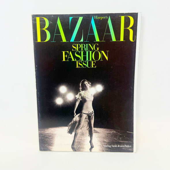 Harper's Bazaar March 2004 Spring Fashion Issue Sarah Jessica Parker Cover