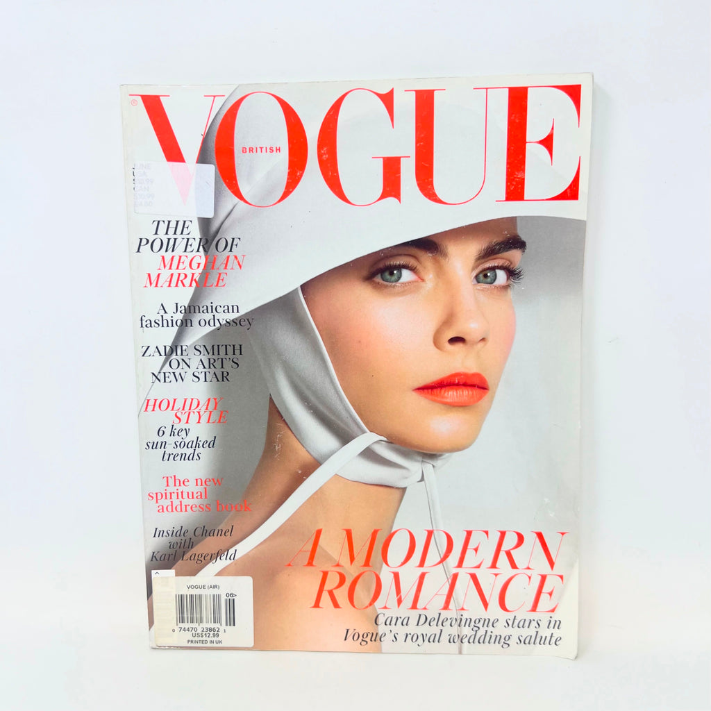 Vogue British Magazine June 2018 Cara Delevingne Cover