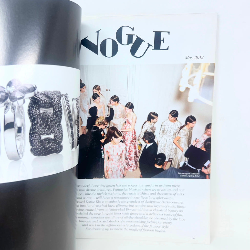 Vogue British Magazine May 2012 Charlize Theron Cover