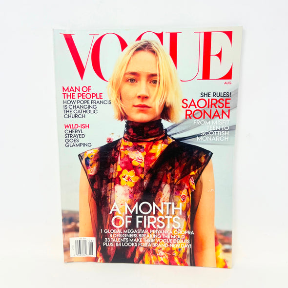 Vogue Magazine August 2018 Saoirse Ronan Cover