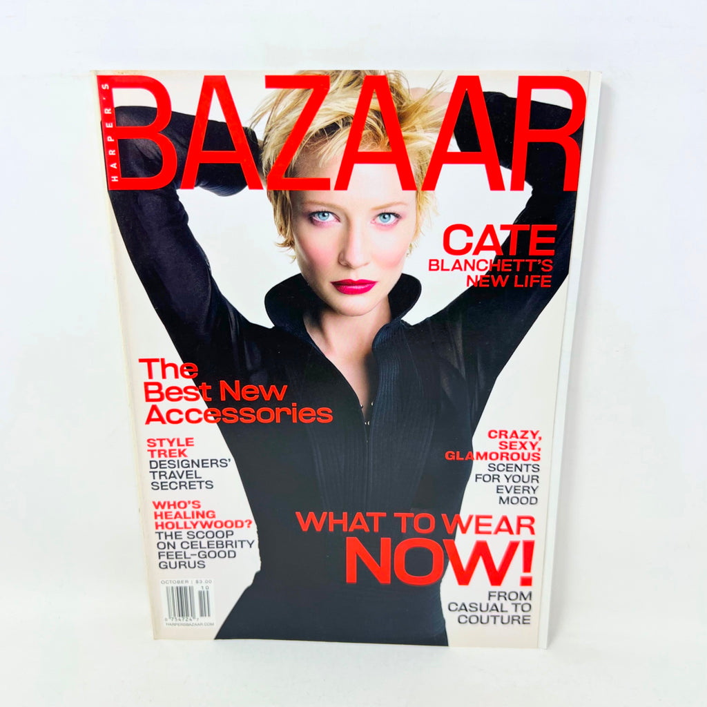 Harper's Bazaar October 2001 CATE BLANCHETT COVER