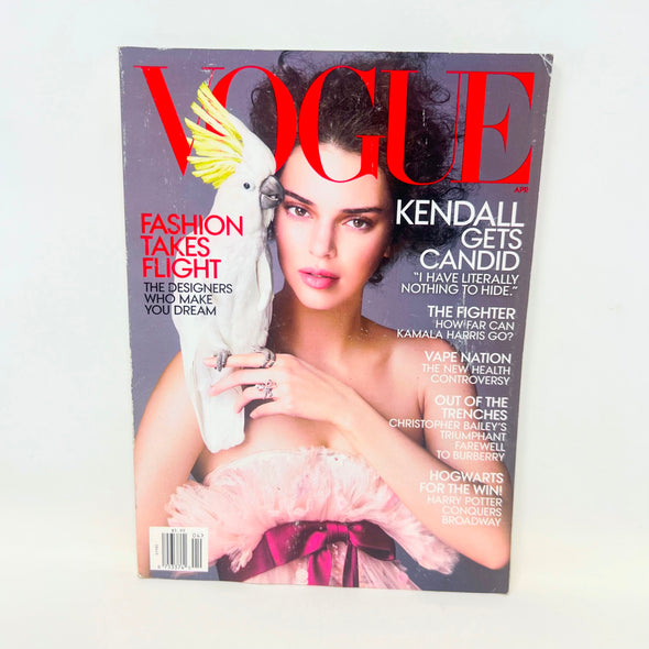 Vogue Magazine April 2008 Fashion Takes Flight Kendall Jenner