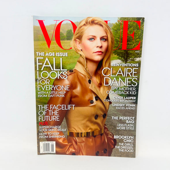 Vogue Magazine August 2013 Claire Danes Cover Fashion for everyone