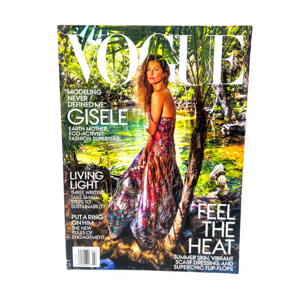 Vogue Magazine July 2018 Gisele Bundchen Cover