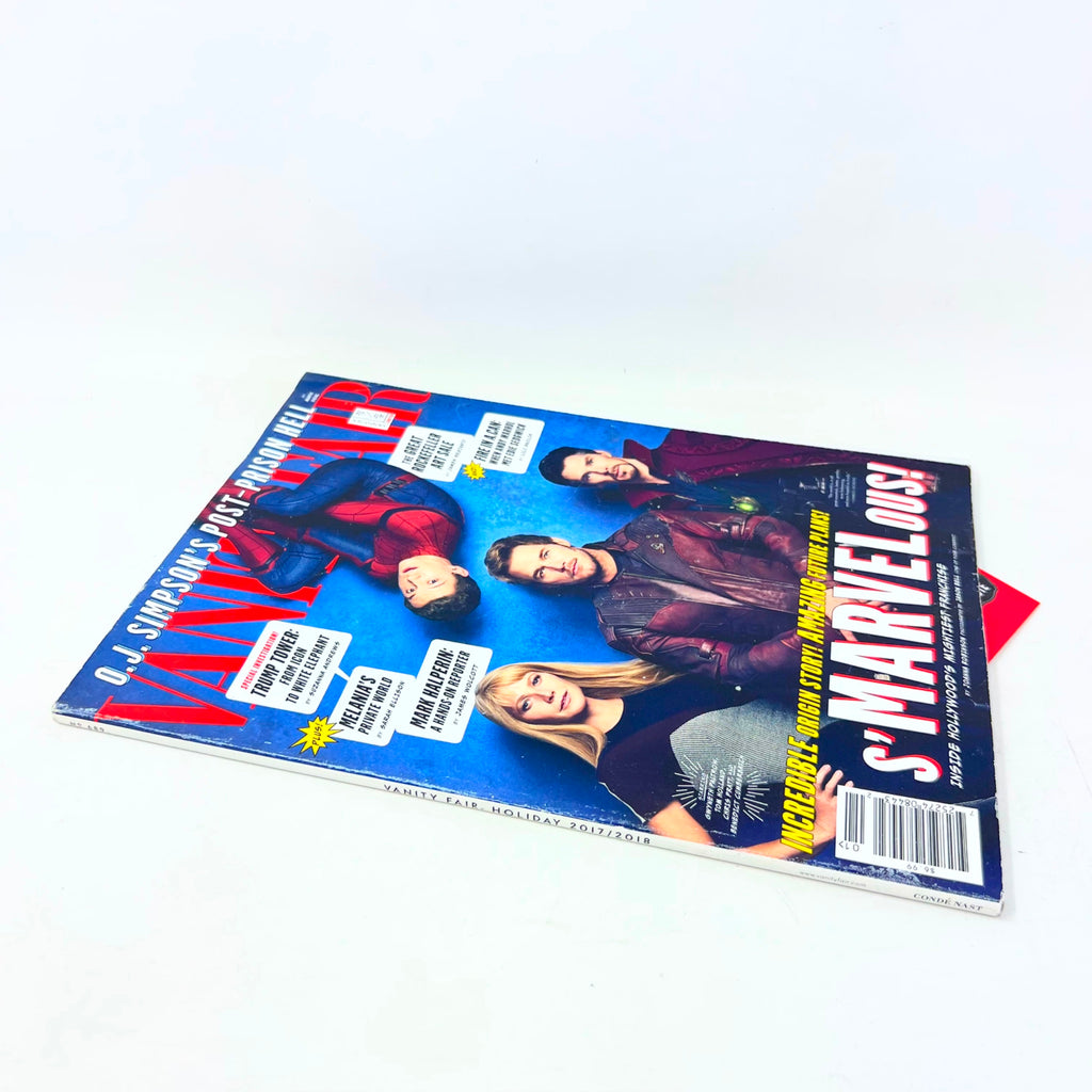 Vanity Fair Magazine Holiday 2017 2018 Marvel Spider-Man O.J. Simpson Trump Towe