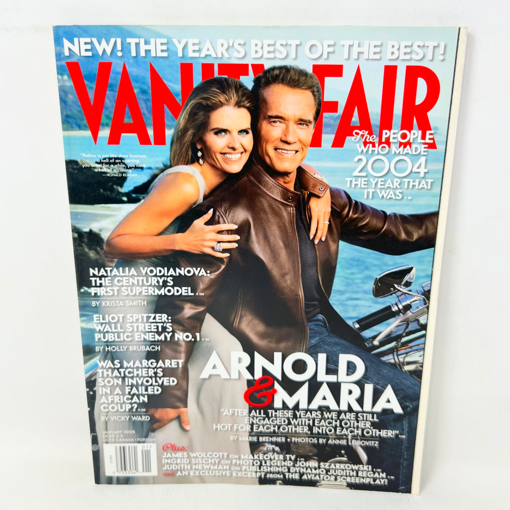 Vanity Fair Magazine January 2005 Arnold Schwarzenegger Maria Shriver D3