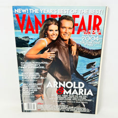 Vanity Fair Magazine January 2005 Arnold Schwarzenegger Maria Shriver D3