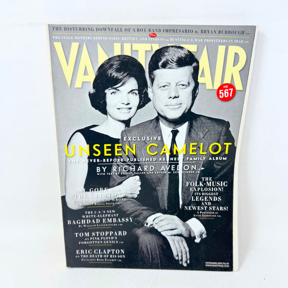 Vanity Fair Magazine No. 567 November 2007 JFK, RICHARD AVEDON