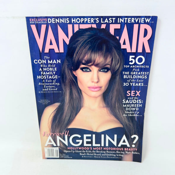 Vanity Fair Magazine August 2010 Angelina Jolie Cover