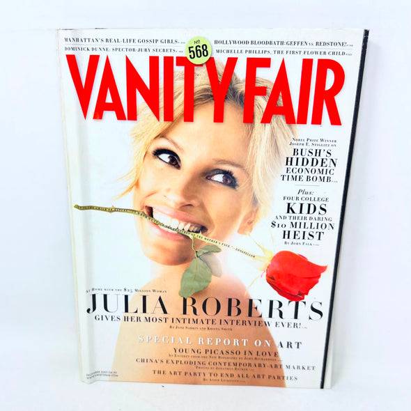 Vanity Fair Magazine No. 568 December 2007 Julia Roberts Special Report On Art