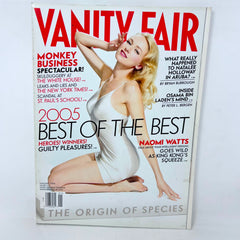 Vanity Fair Magazine January 2006 Best of 2005 NAOMI WATTS Natalee Holloway